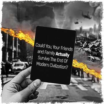 WROL - Apocalyptic Scenario Based Conversation Starter and Table Topics Cards - Perfect for Couples,...