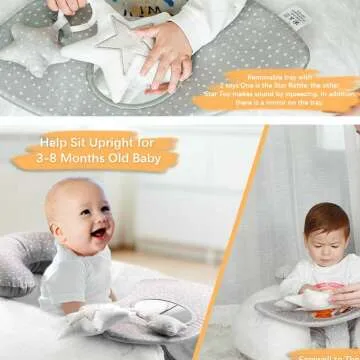 ANPPEX Baby Sofa Chair for 3-12 Months - Inflatable