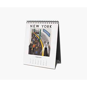 Rifle Paper Co 2020 World Traveler Desk Calendar
