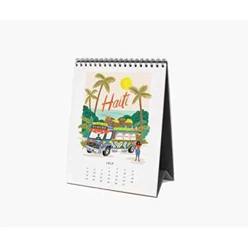 Rifle Paper Co 2020 World Traveler Desk Calendar