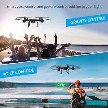 DEERC Drone with 2K Ultra HD FPV Camera for Adventure