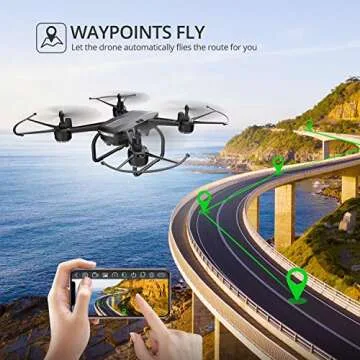 DEERC Drone with 2K Ultra HD FPV Camera for Adventure