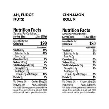 Picky Bars Variety Pack - 4 Flavors, 6.32 Ounce Snack Bars, Plant Based Protein, Gluten Free, Non-GMO, Non-Dairy, Cinnamon Roll'n