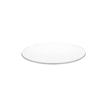 EISCO 12PK Sturdy Glass Beaker Covers - 3" Polished Edges