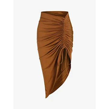 ZAFUL Sexy Ruched Skirt for Women - Trendy & Versatile