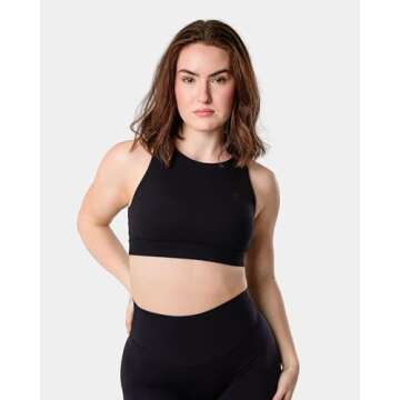 Kamo Fitness High Neck Sports Bra - Ultimate Comfort & Style