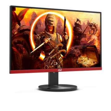 AOC G2490VX 24" Class Frameless Gaming Monitor, FHD 1920x1080, 1ms 144Hz, FreeSync Premium, 126% sRG...