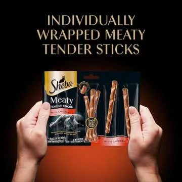 Sheba Meaty Tender Sticks for Cats - Real Chicken Treat