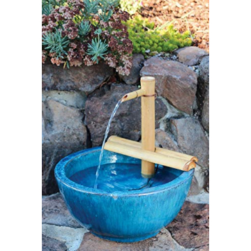 Bamboo Accents Zen Garden Fountain Kit for Serenity