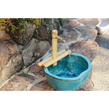 Bamboo Accents Zen Garden Fountain Kit for Serenity