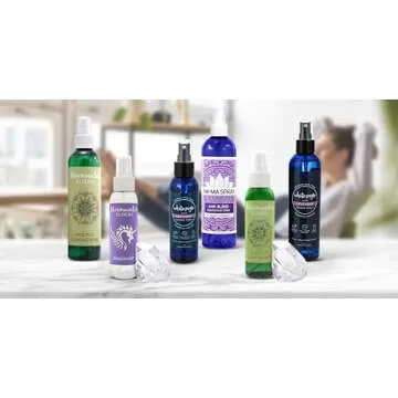 White Sage Smudge Spray for Spiritual Cleansing & Aura Protection, Sage Spray for Cleansing Negative Energy & Protection, Home & Meditation, Clear Quartz Reiki Energized Aromatherapy Room Spray - 8oz