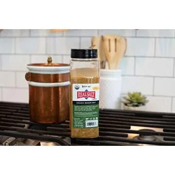 Natural Unrefined Redmond Real Sea Salt 32 Ounce Container