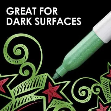 Sharpie Metallic Permanent Markers for Crafting and Labeling