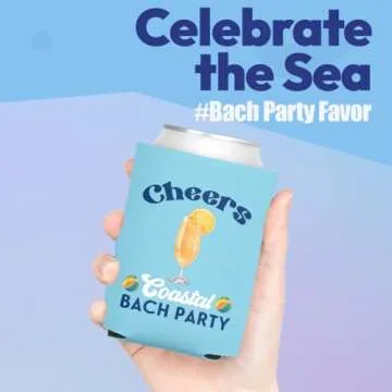 Funny Coastal Bachelorette Can Sleeves - 12 Pack