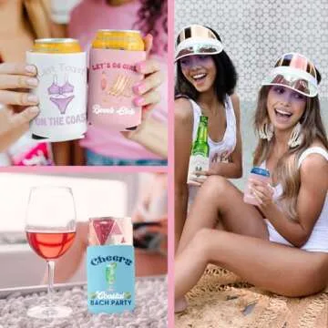 Funny Coastal Bachelorette Can Sleeves - 12 Pack