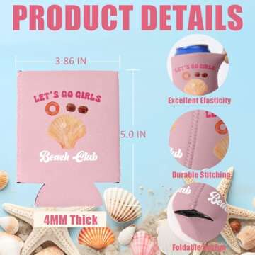 Funny Coastal Bachelorette Can Sleeves - 12 Pack