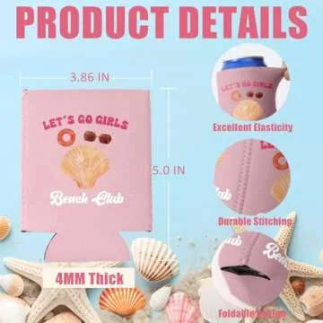 Funny Coastal Bachelorette Can Sleeves - 12 Pack