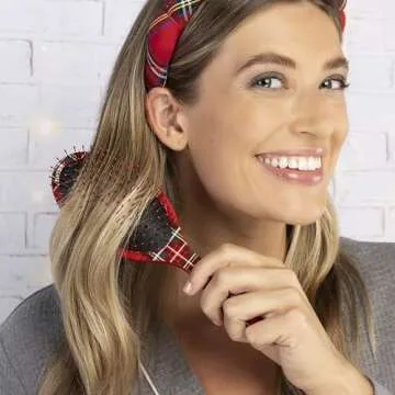 CONAIR Spa Tartan Band & Detangle Brush Set - Perfect Gift