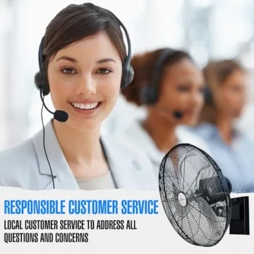 iLiving 18" Outdoor Oscillating Fan for Patios and Workshops