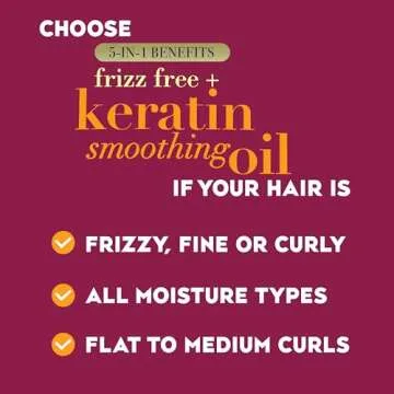Frizz-Free Keratin Conditioner for Smooth, Shiny Hair