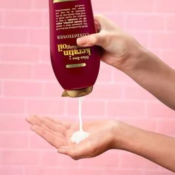 Frizz-Free Keratin Conditioner for Smooth, Shiny Hair