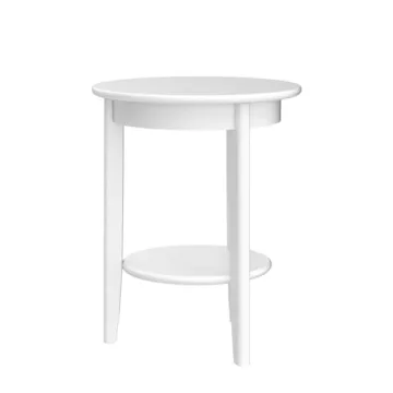 MaxSmeo White Side Table - Modern Mid Century Design