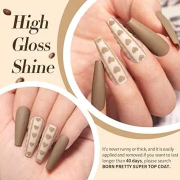 Born Pretty Brown Gel Nail Polish Skin Tone Nude Gel Polish Roasted Chestnuts Chocolate Gel Polish Collection Neutral Beige Khaki Gel Nail Polish Set Fall Winter Gel Nail Polish