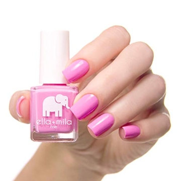 ella+mila Pinkterest Quick-Dry Nail Polish - Vegan & Chip-Resistant