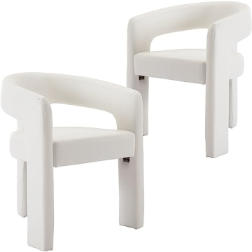 Stylish Modern Dining Chair Set of 2 with Durable Upholstery