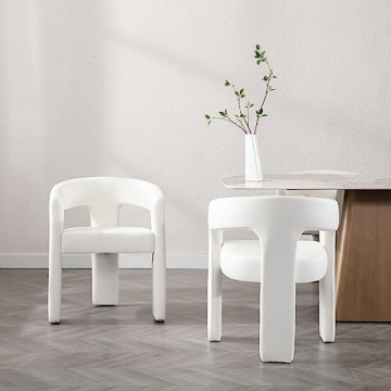 Stylish Modern Dining Chair Set of 2 with Durable Upholstery