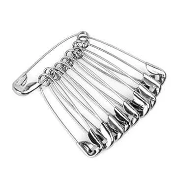 Mr. Pen- Safety Pins, 200 Pack, 1.1 Inch, Safety Pins for Clothes, Large Safety Pins, Safety Pins Heavy Duty, Pins for Clothes, Large Safety Pins for Clothes, Stainless Steel Safety Pins