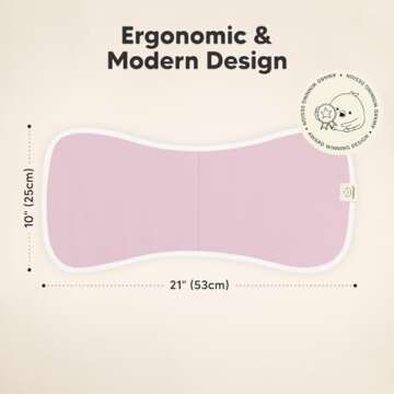 Organic Burp Cloths for Baby Boys and Girls - 5-Pack Super Absorbent Burping Cloth, Burp Clothes, So...