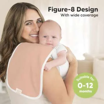 Premium Organic Burp Cloths Set for Newborn Care