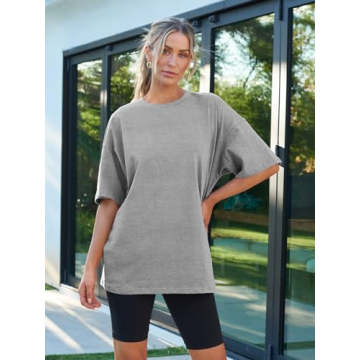 Trendy Queen Oversized Fashion Workout Shirt for Women