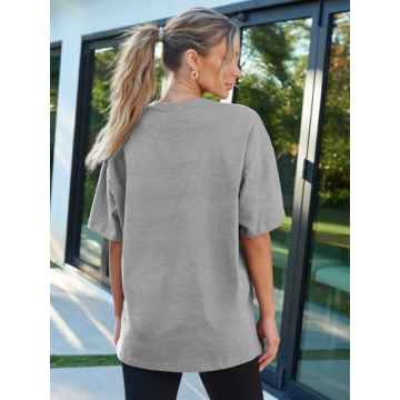 Trendy Queen Oversized Fashion Workout Shirt for Women