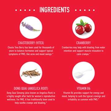 PMS Relief Gummies for Hormone Balance and Mood Support