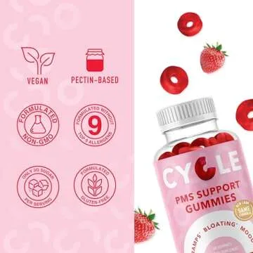 PMS Relief Gummies for Hormone Balance and Mood Support
