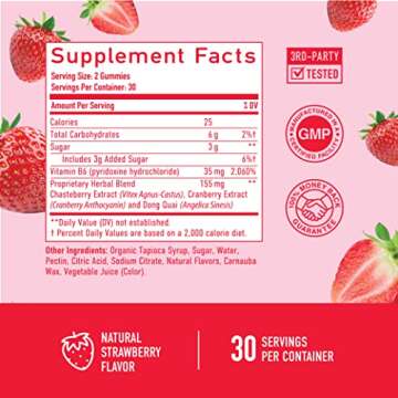 PMS Relief Gummies for Hormone Balance and Mood Support