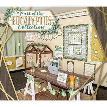 Teacher Created Resources Eucalyptus Die-Cut Border Trim