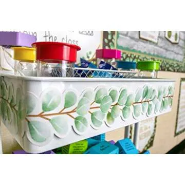 Teacher Created Resources Eucalyptus Die-Cut Border Trim