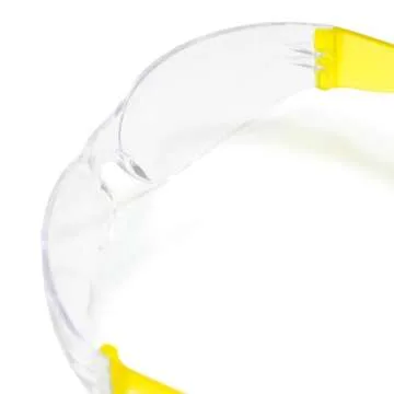 JORESTECH Eyewear Protective Safety Glasses, Polycarbonate Impact Resistant Lens Pack of 12 (Clear, Yellow)
