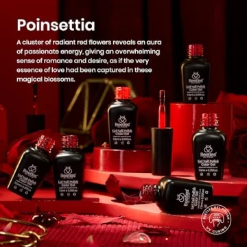 Beetles Red Gel Nail Polish Set for Stunning Nail Art