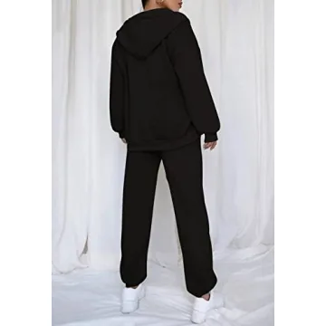 TOLENY Women's Two Piece Workout Set - Hoodie & Joggers