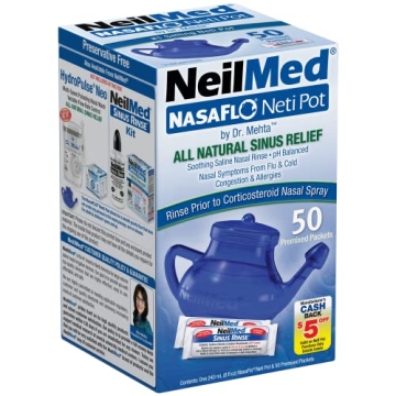 NeilMed Unbreakable Neti Pot for Allergy Relief