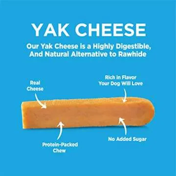 Barkworthies Medium Himalayan Yak Cheese Chews for Dogs