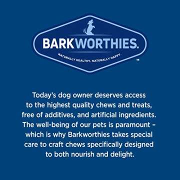 Barkworthies Medium Himalayan Yak Cheese - 4 Count (Pack of 1) - All-Natural, Durable, Long-Lasting, Gourmet Dental Treat