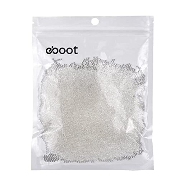 EBOOT 10000 Pieces Gel Soil Water Crystal Beads Gel Jelly Water Gems Vase Filler (Clear)