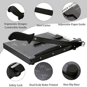 Professional 13 Inch Paper Cutter for Home & Office