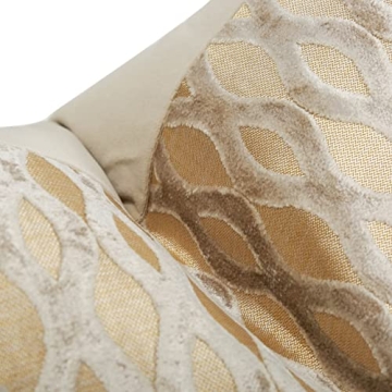 Luxurious 22x22 Beige Gold Velvet Pillow Covers for Home