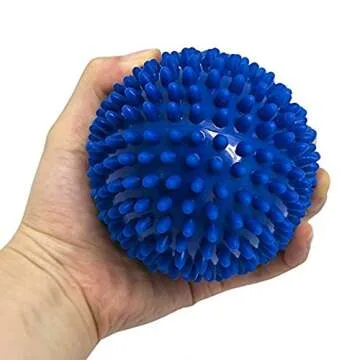 VORNNEX Pack of 2 Spiky Hard Massage Balls - Foot Arch Trainer Plantar Fasciitis, Muscle Massager Ball Exercise